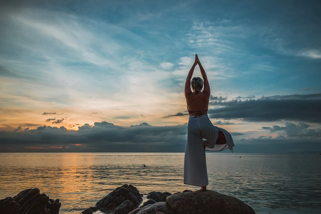 yoga, yoga pose, asana, sunset, woman, meditation, namaste, pose, meditate, healthy, fitness, lifestyle, body, relax, stretch, landscape, stretching, sea, ocean, nature, sky, clouds, international yoga day. Getting a fitness studio owners found locally: SEO checklist